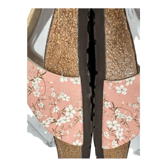 Birkenstock Women's Papillio by Birkenstock Pink Floral Gizeh Sandals Size  7 - Picture 7 of 9